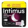 Intimus Absorvente Noturno Suave com Abas Leve Mais por Menos 45 Unidades